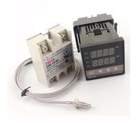 Rex-c100fk02-v * un PID Controller di temperatura impostato con 1 0DA / 25DA / 40DA / 50DA / 75DA Relè di stato solido e 1m k. Tipo Termocoppia(50DA Set)