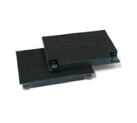 REX ELECTROLUX COPPIA FILTRI CAPPA CARBONI ATTIVI 190 X 136 mm. EFF70 - D141