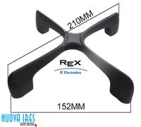 REX ELECTROLUX GRIGLIA GHISA A CROCE CUCINA GAS 21X15CM H45 ORIGINALE 3546306014