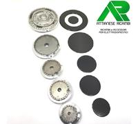 REX ELECTROLUX KIT PIATTELLI SPARTIFIAMMA CUCINA + BRUCIATORI E TRIPLA CORONA