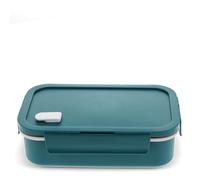 Rex London Lunch box blu | doppia parete e adatto al microonde, con 2 scomparti e scatola interna, ermetico, senza BPA, per scuola, ufficio e viaggi