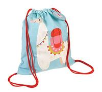 Rex London - Zaino per bambini con coulisse - Sacca da palestra Lama - 100% cotone