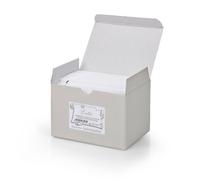 REX SADOCH - 8117 - Scatola 100 biglietti + 100 buste - Lutto - bianco - 9 x 14 cm - Rex Sadoch - 68906 - Conf. da 1 Pz. - 8117