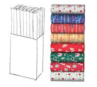 REX SADOCH - EC3J102N - Rotolo carta regalo riciclata fantasie natale - 70cmx200m - fantasie assortite - Rex Sadoch - 103795 - Conf. da 50 Pz. - EC3J102N