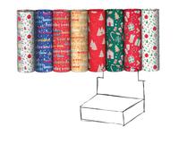 REX SADOCH - EC40002N - Carta regalo riciclata fantasie natale - 100 fogli - 70x100cm - fantasie assortite - Rex Sadoch - 103794 - Conf. da 1 Pz. - EC40002N