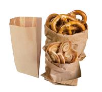 REX SADOCH - MLN07 - Sacchetti - carta kraft - 22x40 cm - soffietti laterali 7 cm - 45 gr - avana - Rex Sadoch - conf. 100 pezzi - 79805 - Conf. da 1 Pz.