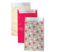REX SADOCH - RX3PK26NAT - Sacchetto regalo - fantasia Natale assortite - c-patella adesiva - 26 x 40 + 5 cm - carta - Rex Sadoch - conf. 3pz - 103791 - Conf. da 1 Pz. - RX3PK26NAT