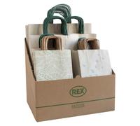REX SADOCH - SCNEBBERB - Espositore shopper Carta Erba - formati assortiti - Rex Sadoch - expo 100 pezzi - 98817 - Conf. da 1 Pz. - SCNEBBERB