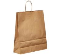 Rex Sadoch SDS36-AVN Borsa in carta con manico ritorto, avana, Confezione da 25 pezzi