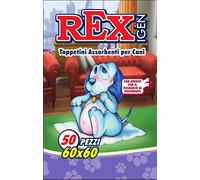 Rex Traverse TAPPETINI IGIENICI ASSORBENTI cani e cuccioli 100PZ 60X60 o 60X90 (60X60)