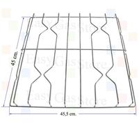 Rex Zanussi Castor Zoppas Griglia Cromata 4 Fuochi per Cucina a Gas 45 X 45,5 cm