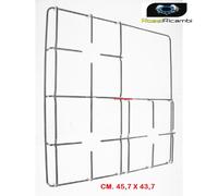 REX ZANUSSI CASTOR ZOPPAS GRIGLIA CUCINA IN ACCIAIO 3 FUOCHI 45,7 X 43,7 CM