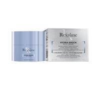 Rexaline Hydra Shock Rich Crema - Trattamento Ricco Idratante per Pelli Secche - Acido Ialuronico RX2, Alga Rossa & Rosa del Deserto - Comfort Intenso & Pelle Rimpolpata - 50 ml