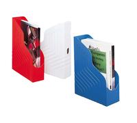REXEL - 00045004 - Portariviste Magazine Rack - 25 x 32 cm - dorso 8 cm - blu - Rexel - 30607 - Conf. da 1 Pz.