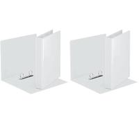 Rexel 2115582 - Raccoglitore ad anelli A4 bianco (Confezione da 2)