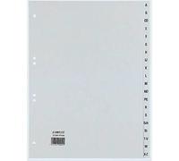 Rexel 25240481 Divisori Alfanumerici 20 Sezioni 4, Grigio Single