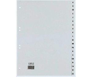 Rexel 25262481 Divisori Alfanumerici Formato A4+, Grigio, 20 Pezzi