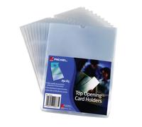 Rexel Card Holder Polypropylene Wipe-clean Top-opening A5 Ref 12093 1 Original