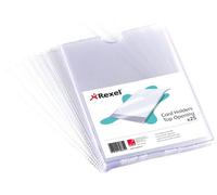 Rexel Card Holders Clear A4 (25 Pack) 1 Clear