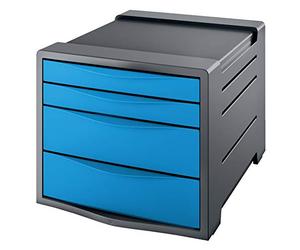 Rexel Choices, 2115611, 4 cassetti A4, blu