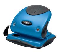 Rexel Choices P225 2115693 - Perforatrice a 2 fori, capacità 25 fogli, indicatore di allineamento carta, metallo, blu
