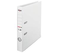 Rexel Choices, Raccoglitore a leva A4, dorso 50 mm, capacità 350 fogli, copertina in plastica, cartellina, 2115510, bianco