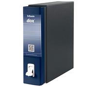 Rexel Esselte Dox 1 Raccoglitore a Leva Formato Commerciale D8, A4, Blu, 1 Pezzo