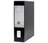 Rexel Esselte Dox 1 Raccoglitore a Leva Formato Commerciale D8, A4, Nero, 1 Pezzo