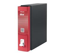Rexel Esselte Dox 1 Raccoglitore a Leva Formato Commerciale D8, A4, Rosso, 1 Pezzo