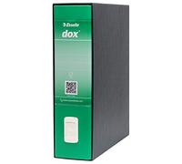 Rexel Esselte Dox 1 Raccoglitore a Leva Formato Commerciale D8, A4, Verde, 1 Pezzo