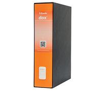 REGISTRATORE DOX 2 ARANCIONE DORSO 8CM F.TO PROTOCOLLO