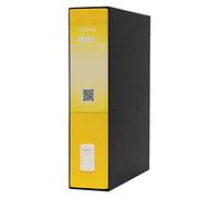 REGISTRATORE DOX 2 GIALLO DORSO 8CM F.TO PROTOCOLLO