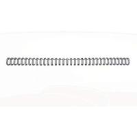 Spirali metalliche a 34 anelli GBC Wirebind 11 mm a4 nero conf da 100 spirali -