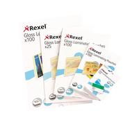 Rexel Laminating Pouches Micron Laminator Machine Buste laminate Fogli da 100 pe