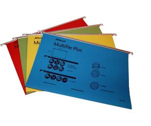 Rexel Multifile Plus - Confezione da 20 cartelle sospese, A4, 15 mm, colori assortiti