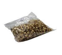 Rexel Natural Brass Finish Eyelets, For up to 15 Sheets, 4.7 mm Diameter and 3.2