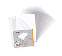 Rexel Nyrex Folder Cut Flush - Cartelle, A4, Transparente, confezione da 25 - NU