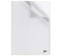 Rexel Nyrex Premium A4 Document Folder, Clear Embossed, 100mic, Cut Back, L-Fold