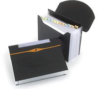 Archiviatore a Soffietto Optima Rexel - 13 Tasche - 2102483 (Nero)