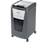 Rexel Optimum AutoFeed+ 300X - Distruggidocumenti automatico CH, 300 fogli, livello di sicurezza P4, taglio particelle, per uffici e reparti, contenitore per rifiuti da 60 l, con spina svizzera