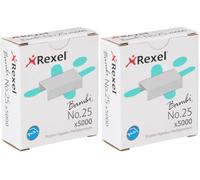 REXEL Punti n°25 per Bambi 5000pz - 5025 (Confezione da 2)
