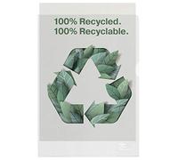 Rexel Recycle 2115704 - Cartelline A4 in rilievo in polipropilene extra resistente, 100 micron, confezione da 100