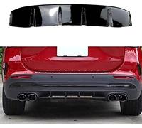 REXGEL Diffusore paraurti Posteriore Auto per Mercedes-AMG GLA H247 2020+, Labbro Posteriore Diffusore Spoiler Modifica Styling Dekoration Accessori