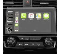 REXGEL Proteggi Schermo Autoradio GPS Navigazione Pellicola Protettiva per Schermo in Vetro Temperato Adesivi Interni per Auto per Honda per Civic 2019 2020