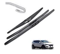 REXGEL Set di Spazzole Tergicristallo Anteriore E Posteriore per Nissan per Qashqai J11 2013-2020 Parabrezza Parabrezza Finestra 26 "+ 17" + 12" Tergicristallo