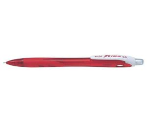Rexgrip Beg coreen pilot portamine - Scatta da 0.5 mm - Mine HB - Plastica reciclata 71.9% - corpo rosso NEW