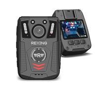 RexingUSA P2 FHD Body Camera - 1080P FHD Body Cam con visione notturna a infrarossi, fotocamera leggera indossabile, videosorveglianza, zoom digitale 8X, obiettivo 170 gradi