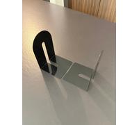 REXITE - Duplo Coppia Reggilibri / Fermalibri in Acciaio nero
