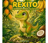 Rexito, el Dinosaurito Muy Hambriento: Un cuento ilustrado para aprender los días, los números y las frutas de la selva
