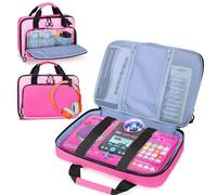 Rexmica Borsa da trasporto imbottita compatibile con VTech Kidi Star DJ Mixer/Kidi DJ Mix, piccola borsa portaoggetti per mixer DJ con tasche per accessori per cavo, guida utente, batterie o altri